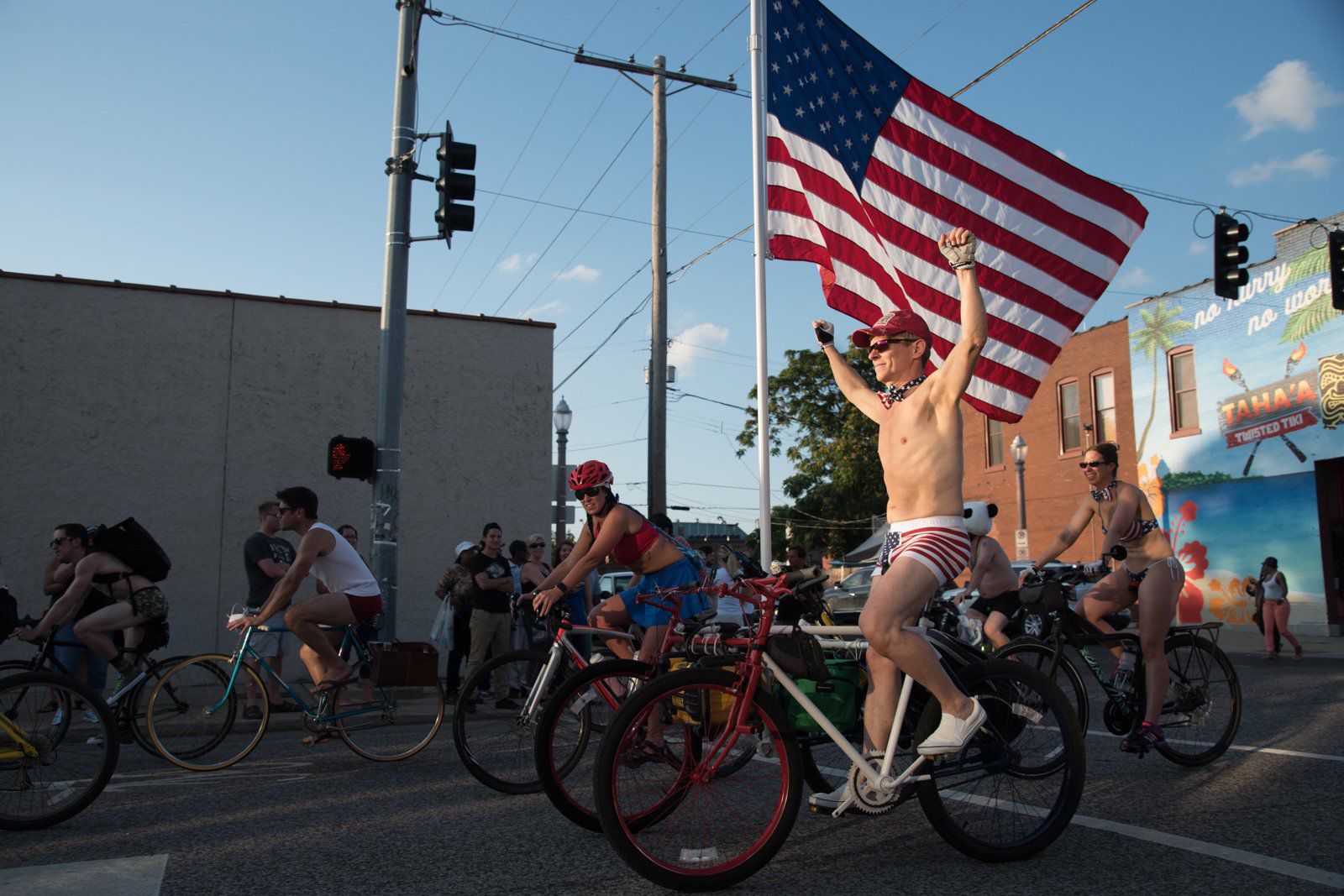 2016 World Naked Bike Ride in St. Louis